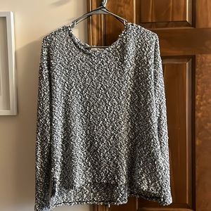 Black and white sweater